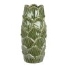Kaemingk Green Glazed Vase Large