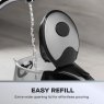 Daewoo 1.7L Colour Change Kettle Black easy refill