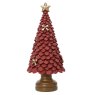 Kaemingk Polyresin Glitter Tree Red Small