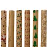 Kaemingk Hot Stamped 1.5m Gift Wrap Assorted
