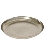 Kaemingk Iron Deco Plate Silver Side