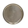 Kaemingk Iron Deco Plate Silver