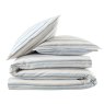 Emily Bond Brushed Somerset Stripe Duvet Set Folded