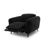 Asher Power Recliner Chair angled view reclined