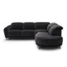Asher Power Recliner Chaise Corner Sofa side view