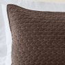 Bianca Attica Pillowsham Pair Chocolate Detail