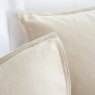 Bianca Brushed Embroidery Natural Duvet Set Layered