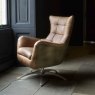 Aldiss Own Fallon Chair in Leather & Fabric