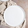 Mikasa Bergen Ice White 27cm Plate Lifestyle
