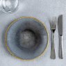 Mikasa Impression Fossil Grey 21cm Plate Lifestyle