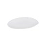 Mikasa Teardrop White Oval 22cm Platter Angled View