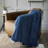 Deyongs Snuggle Touch Extra Large Throw Navy Chair