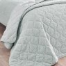 Catherine Lansfield Crinkle Seersucker Bedspread Green Lifestyle