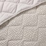 Catherine Lansfield Crinkle Seersucker Bedspread Natural Detail