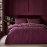 Catherine Lansfield Richmond Plum Duvet Set Reverse