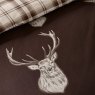 Catherine Lansfield Stag Chocolate Duvet Set Detail