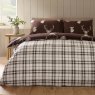 Catherine Lansfield Stag Chocolate Duvet Set Reverse