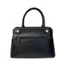 David Jones Croc Trim Black Bag reverse
