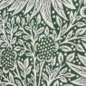 Morris & Co Morris & Co Marigold Feather Cushion Leaf Green