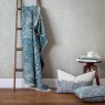 Morris & Co Morris & Co Marigold Throw Indigo
