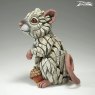 Edge Sculptures - White Field Mouse Side View