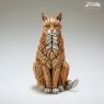 Edge Sculptures - Miniature Ginger Sitting Cat