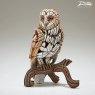 Edge Sculptures - Miniature Barn Owl angled view
