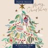Medici Papercut Tree & Baubles Pack Of 10 Cards