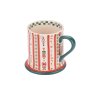 Cath Kidston Nutcracker Stripe Mollie Mug On Coaster