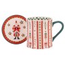 Cath Kidston Nutcracker Stripe Mollie Mug & Coaster