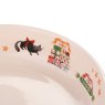 Cath Kidston Nutcracker Footed Serving Bowl rim detail