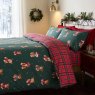 Catherine Lansfield Catherine Lansfield Christmas Tartan Teddy Bear Duvet Set