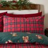 Catherine Lansfield Catherine Lansfield Christmas Tartan Teddy Bear Duvet Set