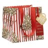 Glick Striped Spruce Gift Bag Small