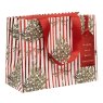 Glick Striped Spruce Gift Bag Medium