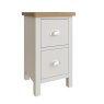 Aldiss Own Hastings Editions Small Bedside Cabinet in Stone