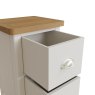 Aldiss Own Hastings Editions Small Bedside Cabinet in Stone