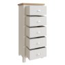 Aldiss Own Hastings Editions 5 Drawer Narrow Chest in Stone