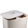 Joseph Joseph Tota 2 Twin 90L Pale Mushroom Laundry Separation Basket Lid detail