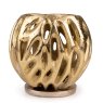 Candlelight Cut Out Brass Tealight Holder Small