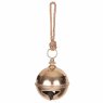 Candlelight Metal Bell With Cut Out Stars Hanging