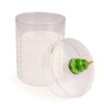 Candlelight Glass Christmas Tree Lidded Candle Lid Off