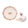 Cath Kidston Butterfly Butter Dish seperate