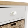 Aldiss Own Hastings Editions 1 Drawer 1 Basket Unit in Stone