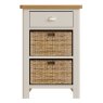 Aldiss Own Hastings Editions 1 Drawer 2 Basket Unit in Stone