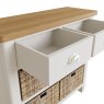 Aldiss Own Hastings Editions 2 Drawer 4 Basket Unit in Stone