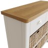 Aldiss Own Hastings Editions 2 Drawer 4 Basket Unit in Stone