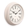 Acctim Abbotsbury 30cm Cream Metal Wall Clock Side