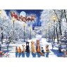 Otter House Watching The Sleigh 1000 Piece Puzzle Complete
