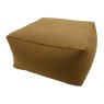 Norfolk & Co Holkham Tweed Square Pouffe Chestnut